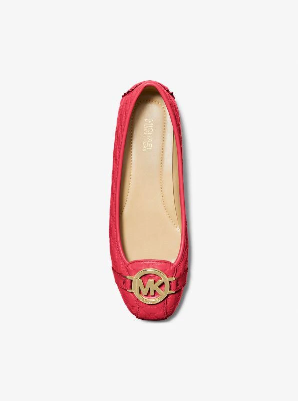 Michael Kors Fulton Logo Embossed Moccasin 3