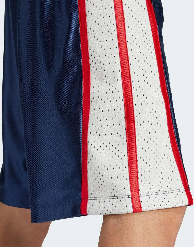 Adidas adidas Originals Cutline shorts in night indigo 4