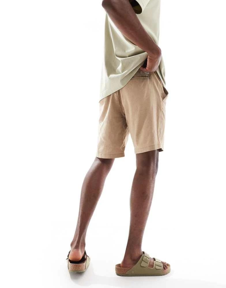 Jack & Jones Jack & Jones linen short in tan 5