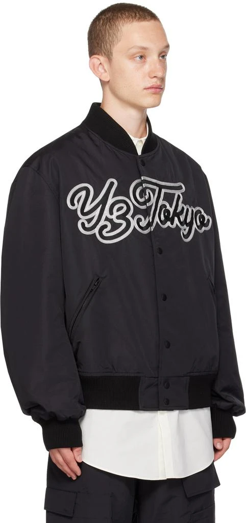 Y-3 Black Team Bomber Jacket 2