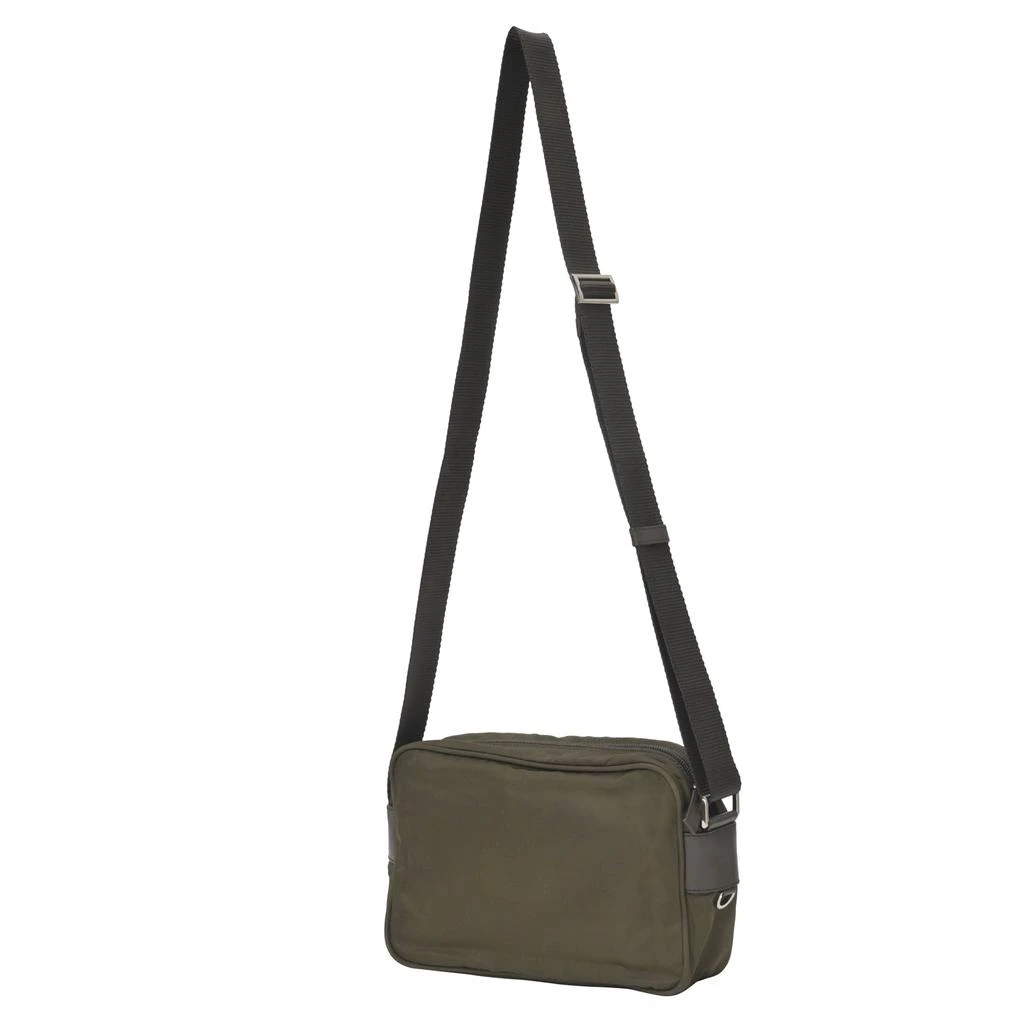 Prada Prada  Re-Nylon Logo Crossbody Bag in Olive Green Nylon 3