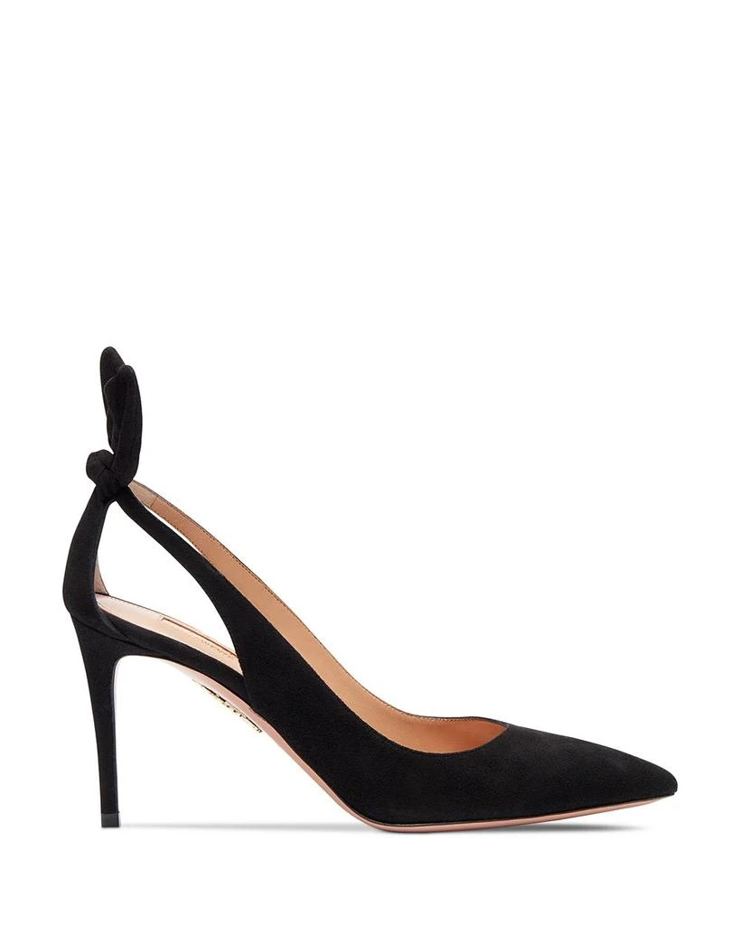Aquazzura Women's Bow Tie 85 Pumps 3