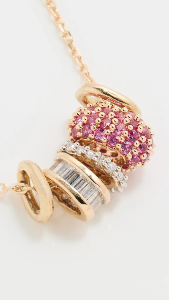Adina Reyter 14k Bead Party New Pink Sapphire Rager Necklace 4
