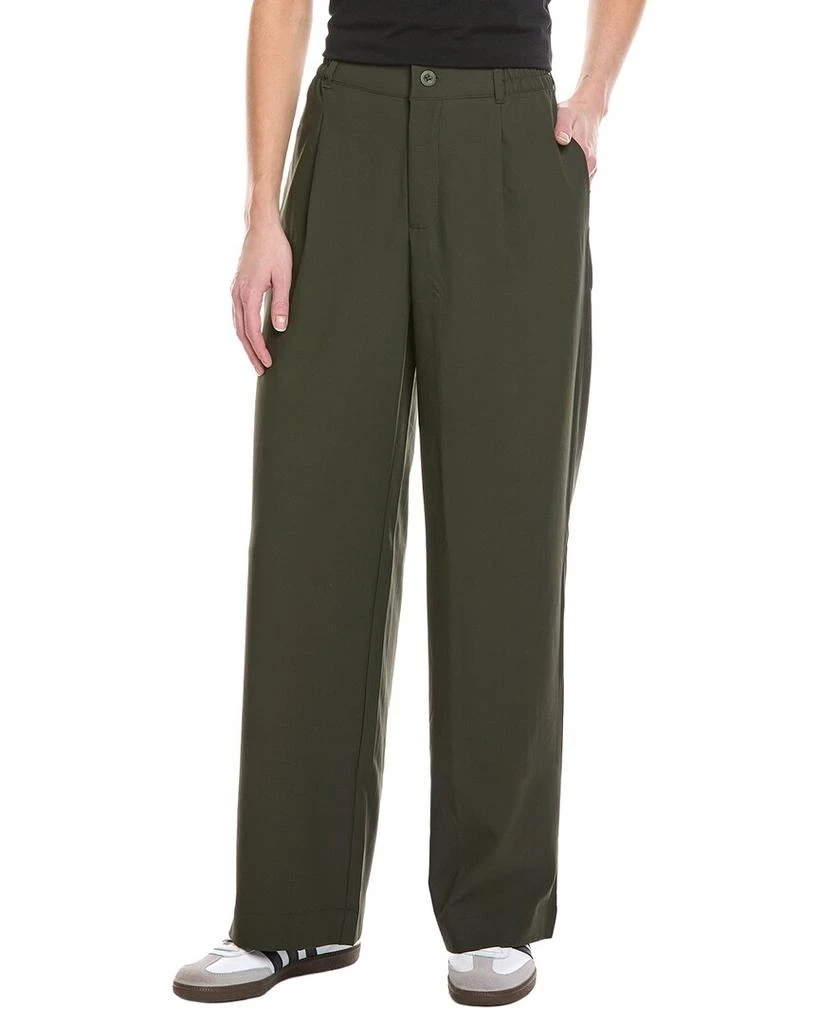 Beyond yoga Beyond Yoga Status Pleated 31in Wide Leg Trouser