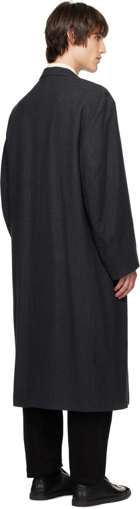 Gray Maxi Double Breasted Coat – On Sale Now with Up to 40% Off