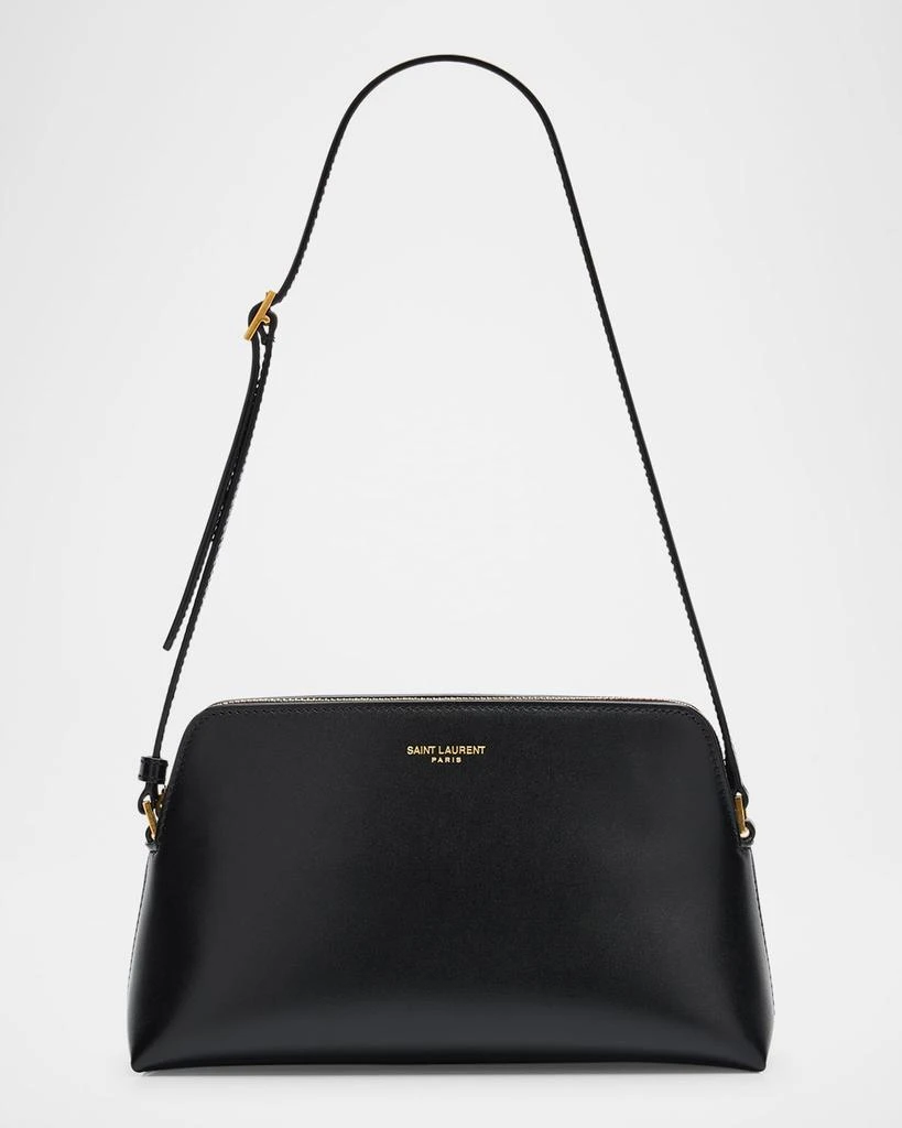 Shop Mini Pouch on Strap Shoulder Bag in Leather on Sale at