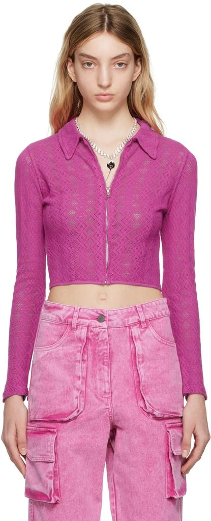 AGR Pink Zip Shirt 1