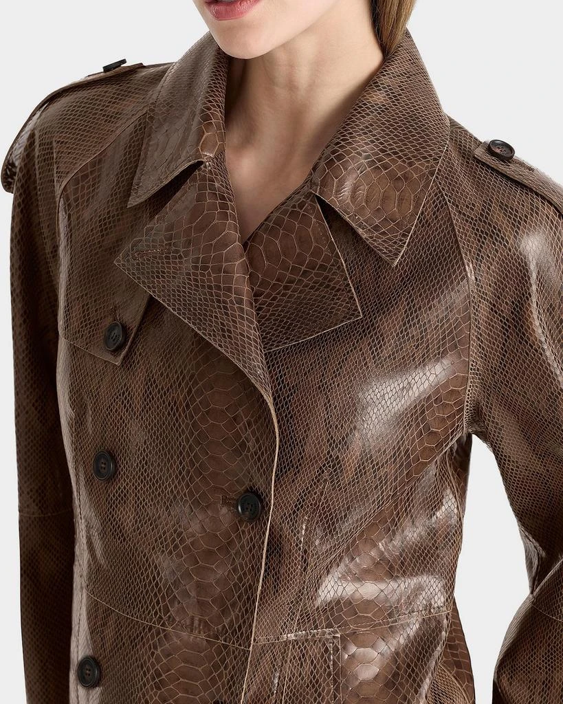 Mackage Dolores-SNK Double-Breasted Leather Jacket 7