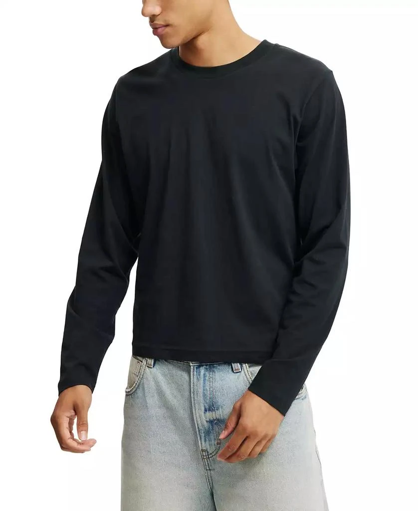 Cotton On Men's Cropped Fit Long Sleeve T-Shirt 1