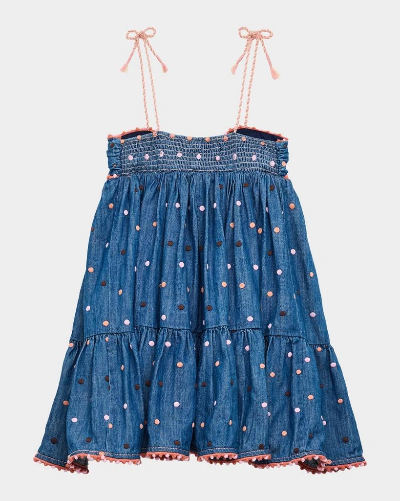 Zimmermann Girl
s Awaken Embroidered Denim Dress, Size 1-12 2