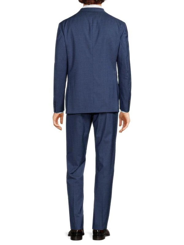 Lubiam Plaid Check Wool Blend Suit 2