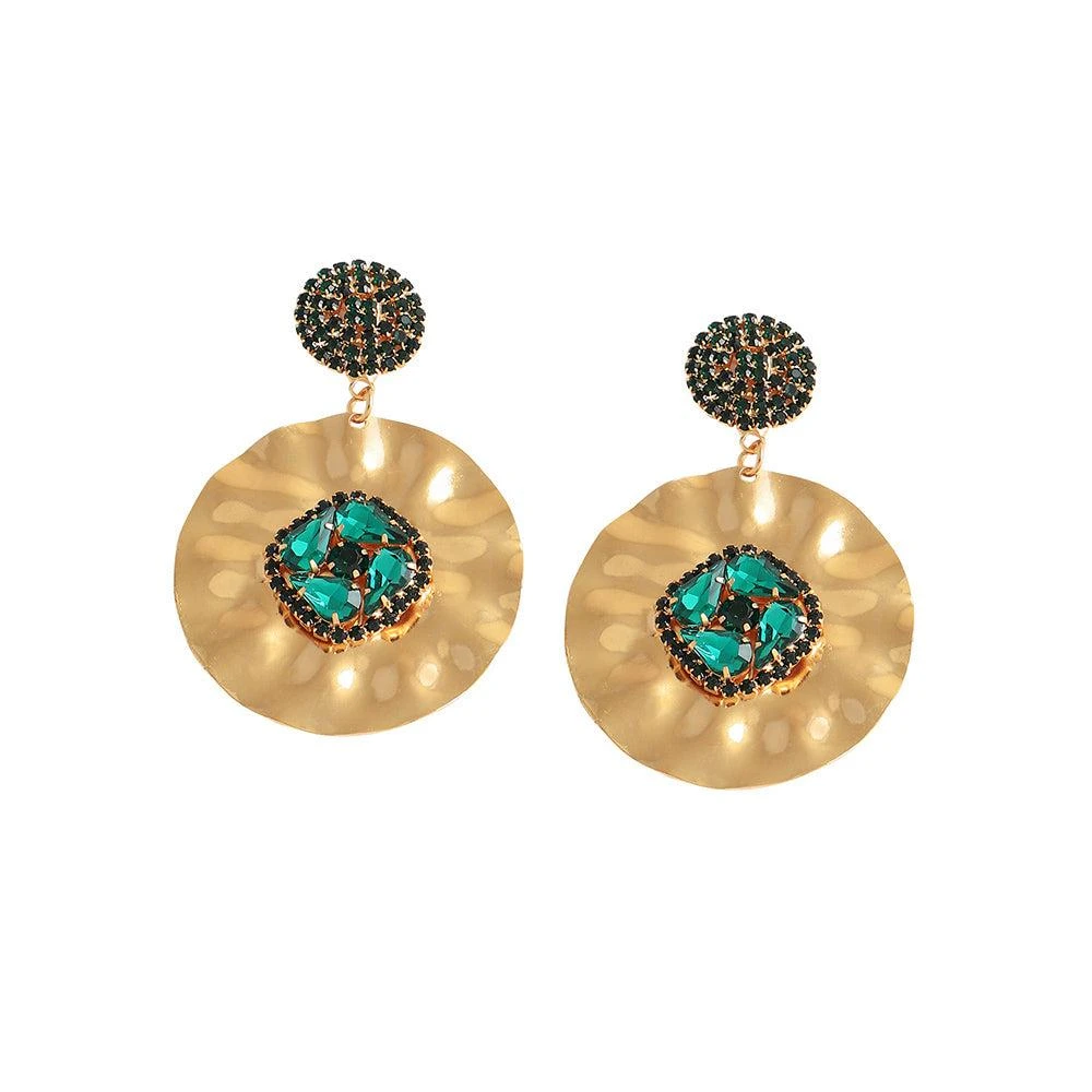 SOHI Women's Circular Drop Earrings 1