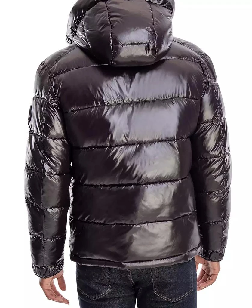 Michael Kors Men's Shiny Hooded Puffer Jacket, Created for Macy's 2