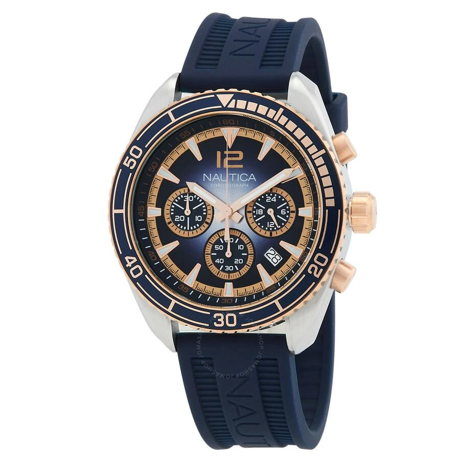 Nautica Key Biscane Chronograph Quartz Blue Dial Men's Watch NAPKBF301 1