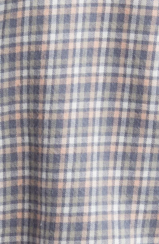 BP. Plaid Oversize Cotton Flannel Button-Up Shirt 6