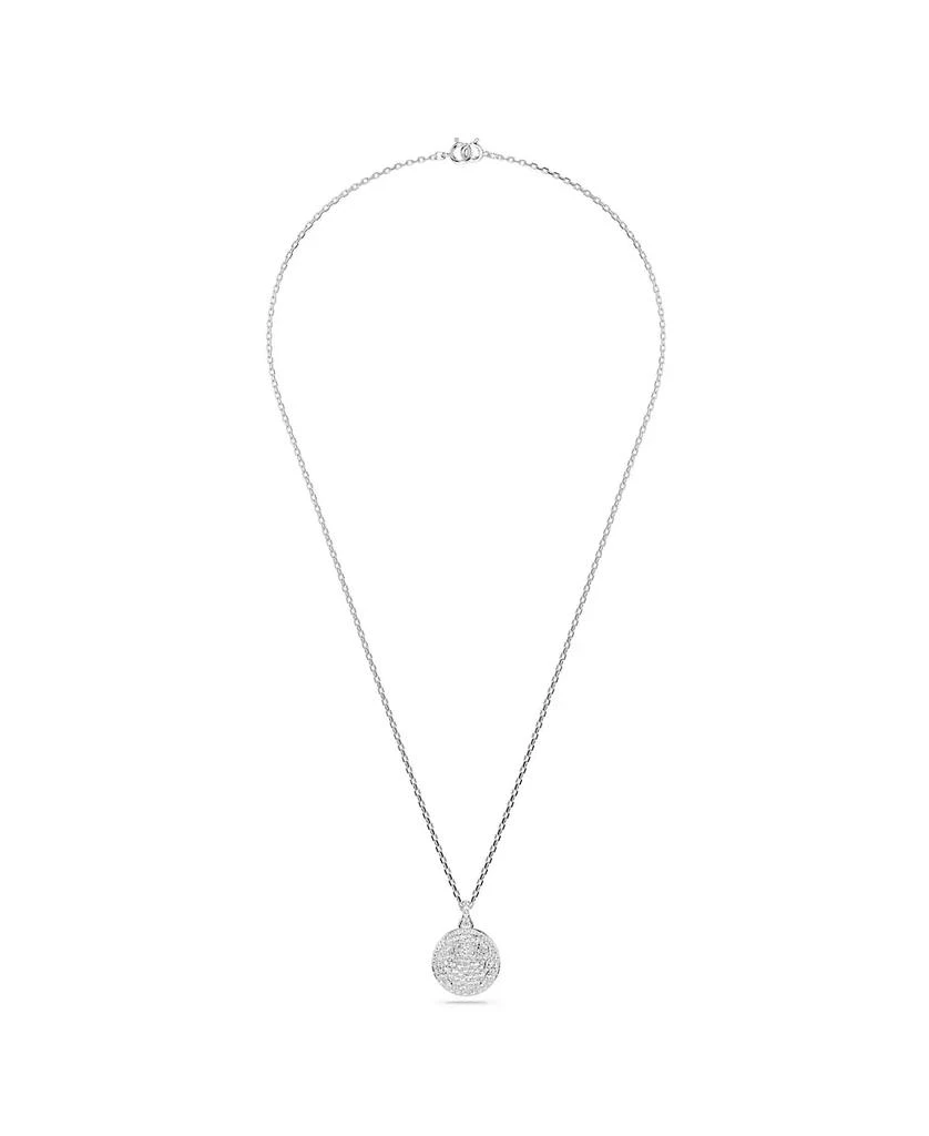 Swarovski White, Rhodium Plated or Rose-Gold Tone or Gold-Tone Meteora Layered Pendant Necklace 2