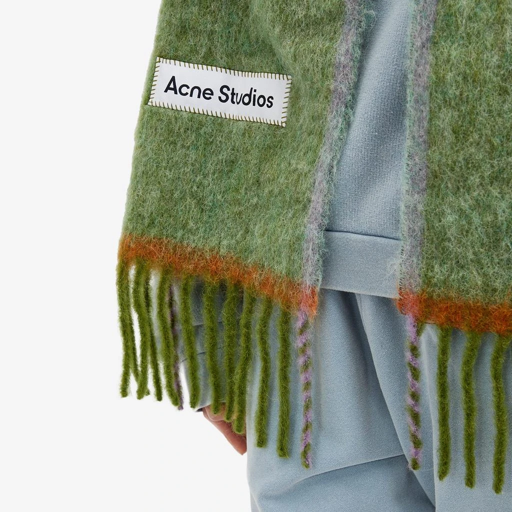 Acne Studios Acne Studios Vally Solid Logo Scarf 5