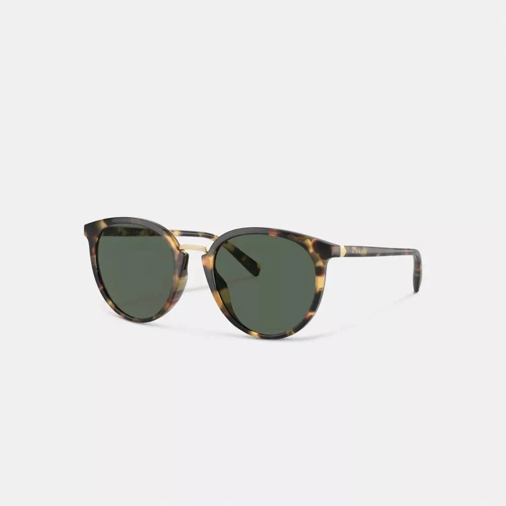 Coach Hangtag Round Sunglasses 1