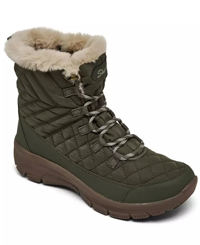 SKECHERS Women's Relaxed Fit: Easy Going - Game Hour Air-Cooled Memory Foam Winter Boots from Finish Line 1