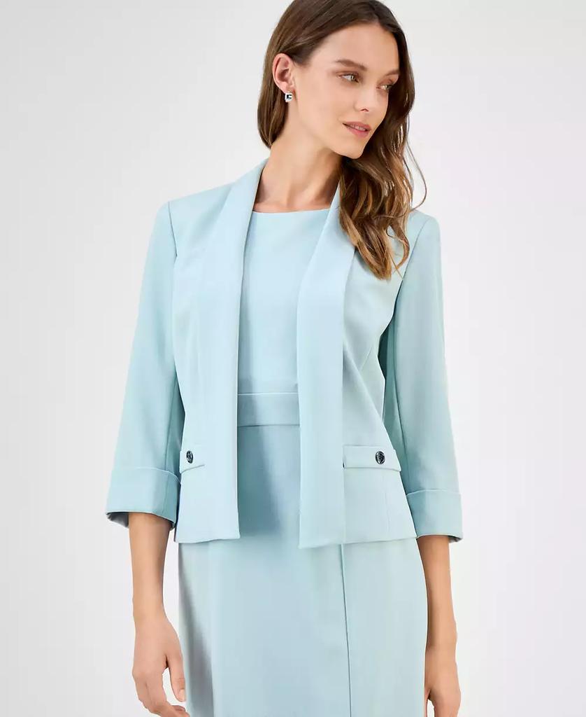 Kasper Women's 3/4-Sleeve Shawl-Collar Blazer, Regular & Petite