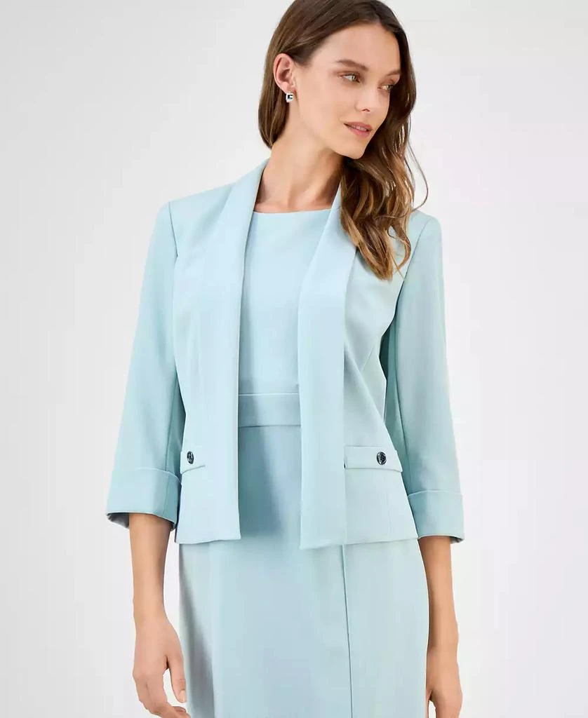 Kasper Women's 3/4-Sleeve Shawl-Collar Blazer, Regular & Petite 1