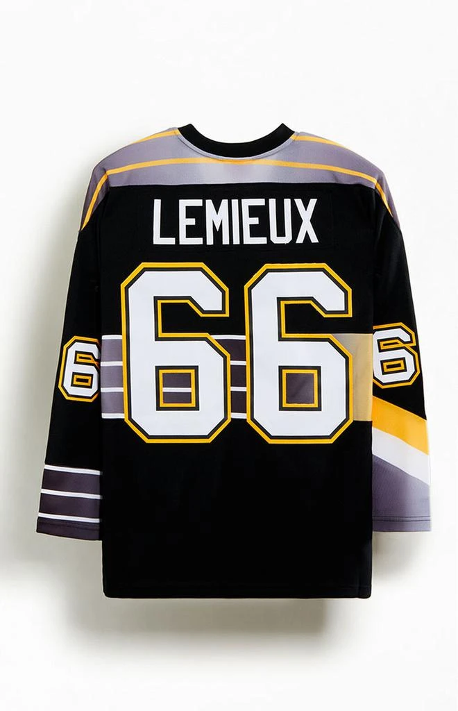 Mitchell & Ness Blue Line Mario Lemieux Pittsburgh Penguins 1996 Jersey 2