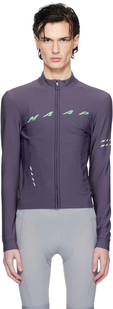 MAAP Purple Level Thermal LS Jersey 2.0 T-shirt
