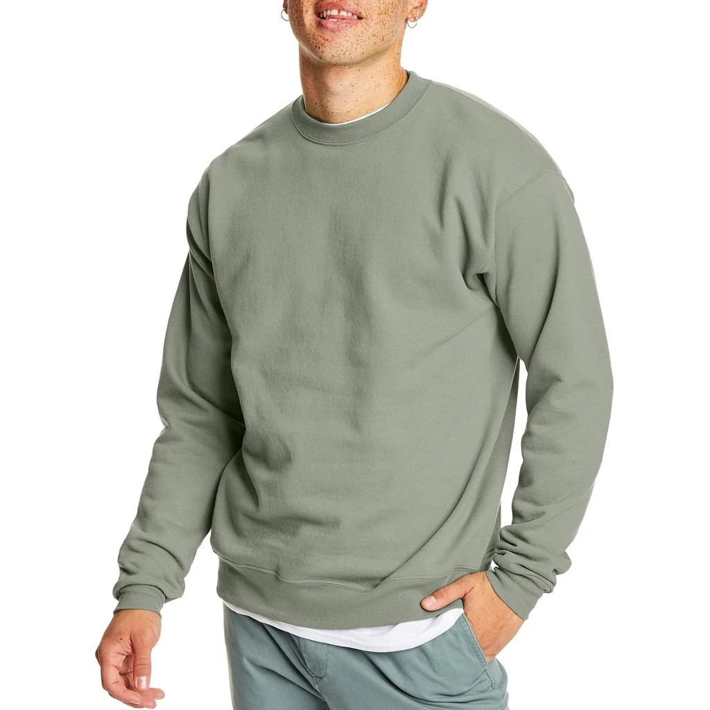 Hanes Hanes Men
s Sweatshirt, EcoSmart Fleece Crewneck Sweatshirt, Big
Tall Available, 1 or 2-Pack