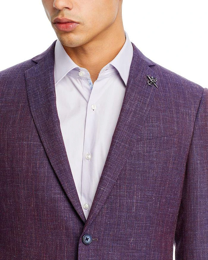 John Varvatos Tonal Wool & Linen Melange Slim Fit Suit Jacket 6