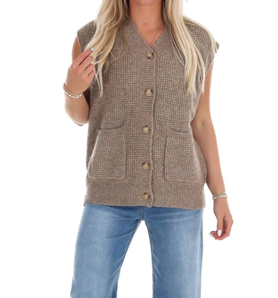 In February In February - Cozy Path Sweater Vest