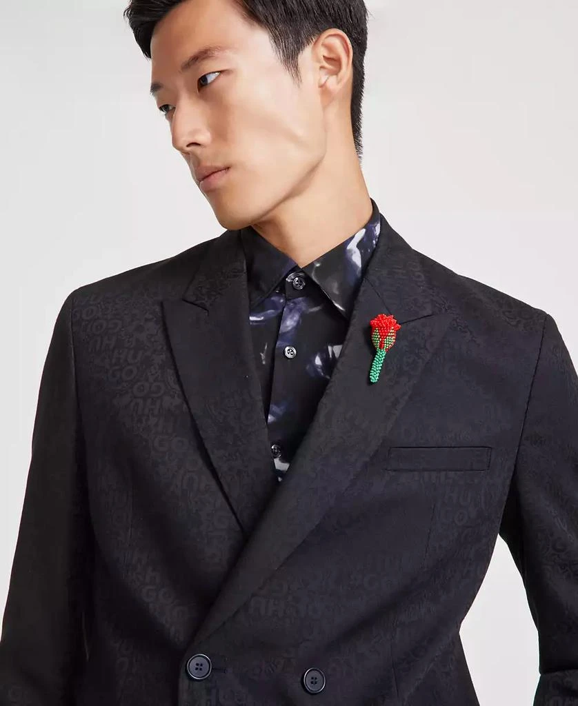 Hugo Boss Men's Modern-Fit Double-Breasted Suit Separate Jacket 2