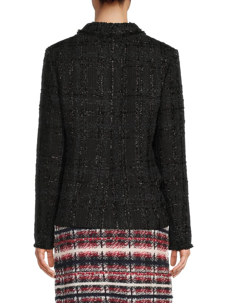 Giambattista Valli Metallic Tweed Double-Breasted Blazer 2