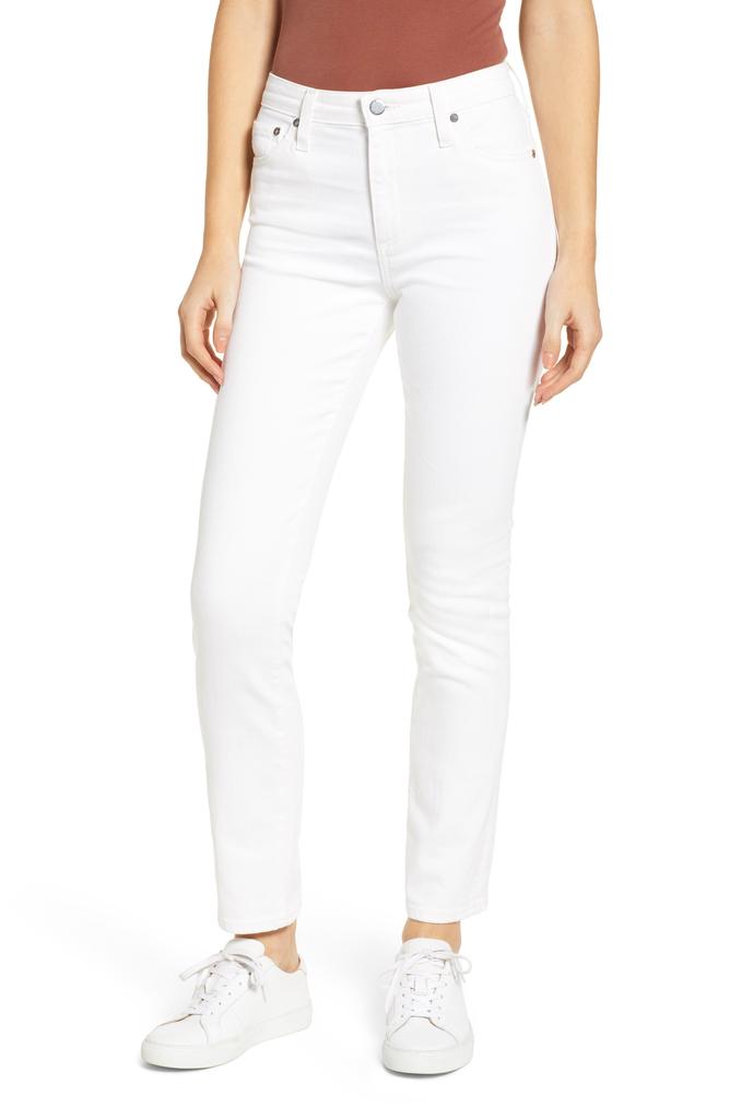 AG Mari High Waist Slim Straight Leg Jeans
