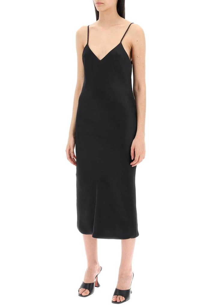 Norma Kamali midi crêpe slip dress 4