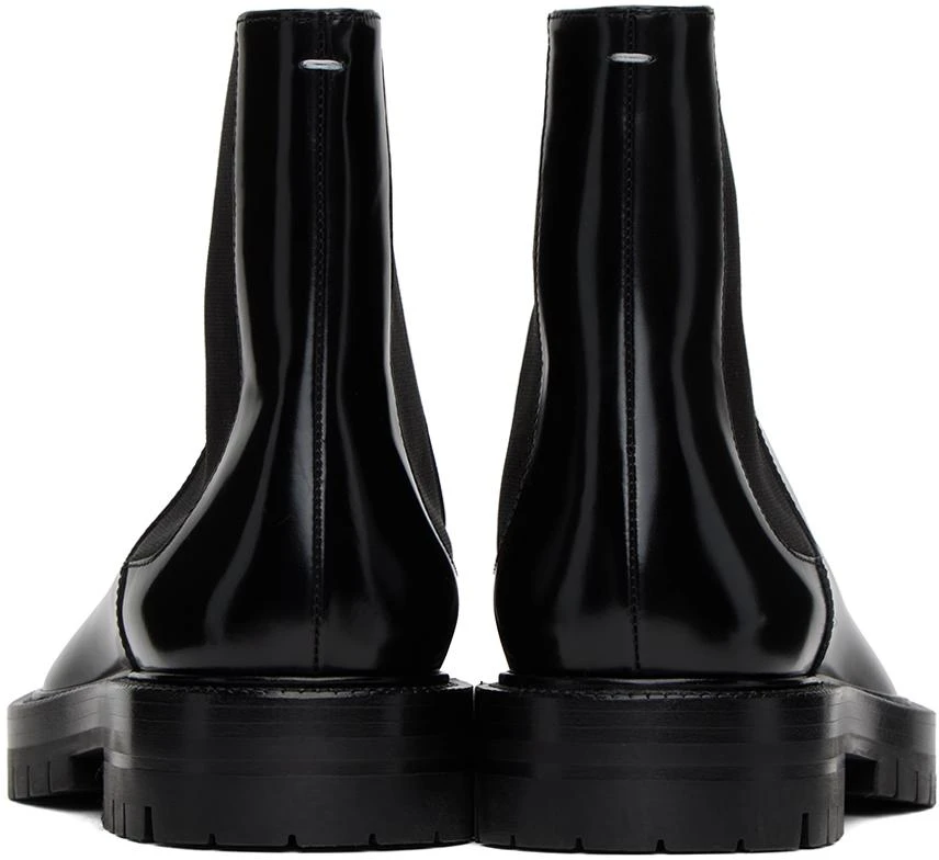 MAISON MARGIELA Black Tabi County Chelsea Boots 2