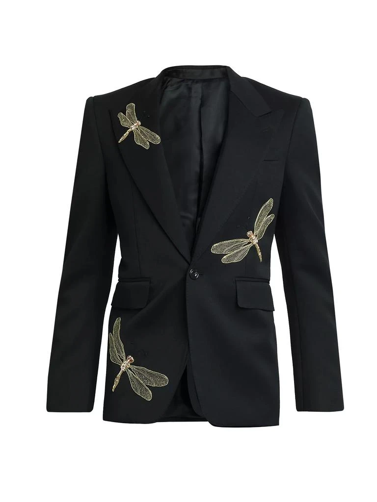 Alexander McQueen Dragonfly Embroidered Jacket 1