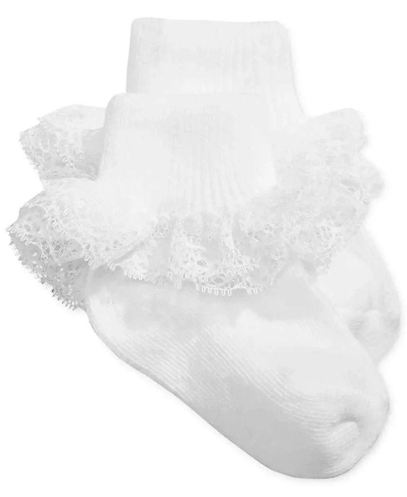 First Impressions Baby Girls Lace Socks, Pack of 3, Created for Macy's 2