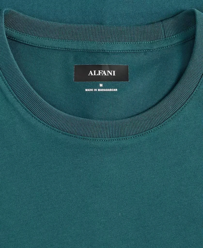 Alfani Men
s Mercerized Cotton Short Sleeve Crewneck T-Shirt, Created for Macy
s 2