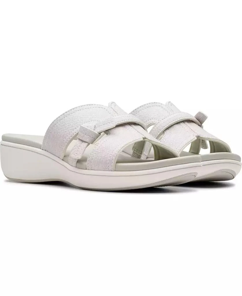 Clarks Cloudsteppers Breeze Rae Mia Slip-On Flat Sandals 5