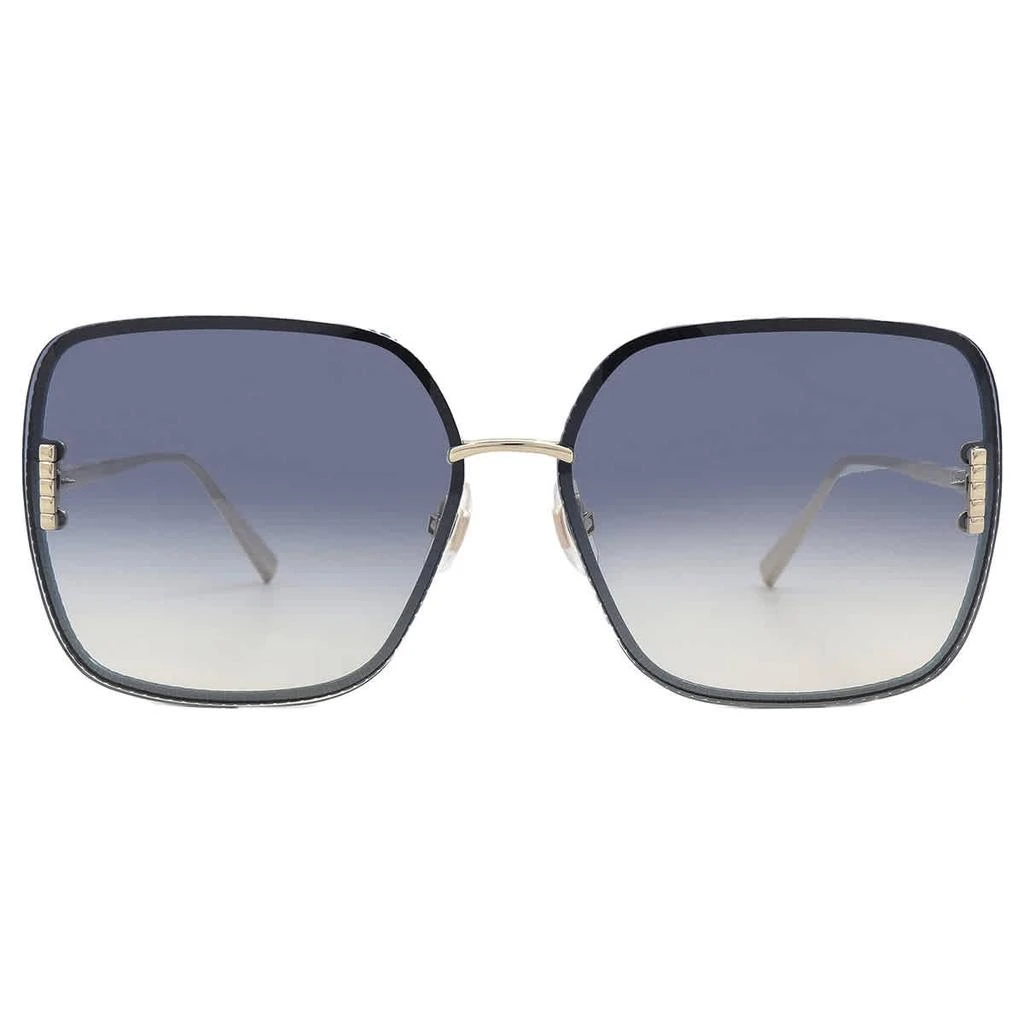 Oversized Hexagonal Sunglasses With Metallic Finish And  display picture 3