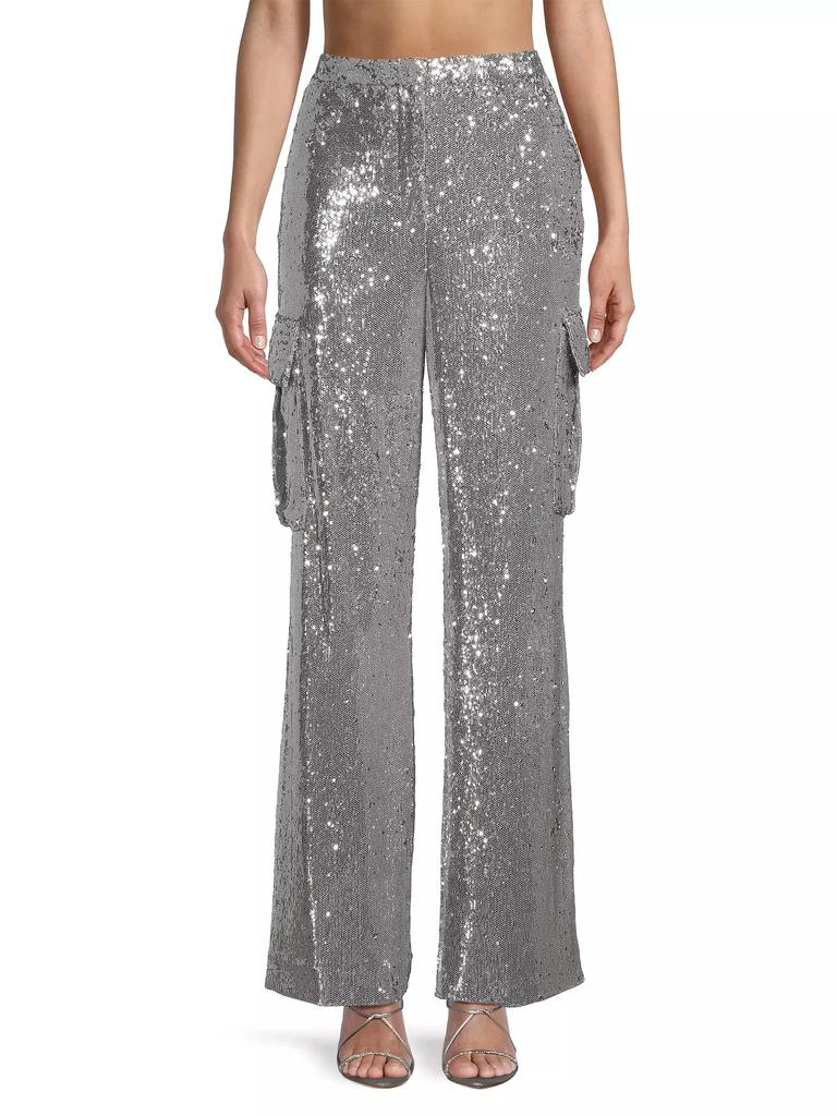 Milly Saison Sequins Cargo Pants 3