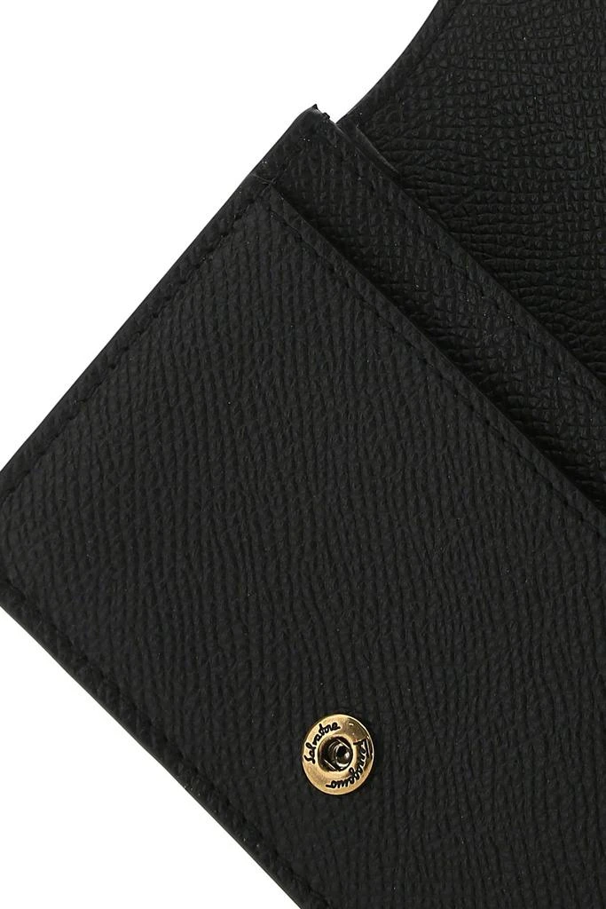 Salvatore Ferragamo Black leather business card holder 3