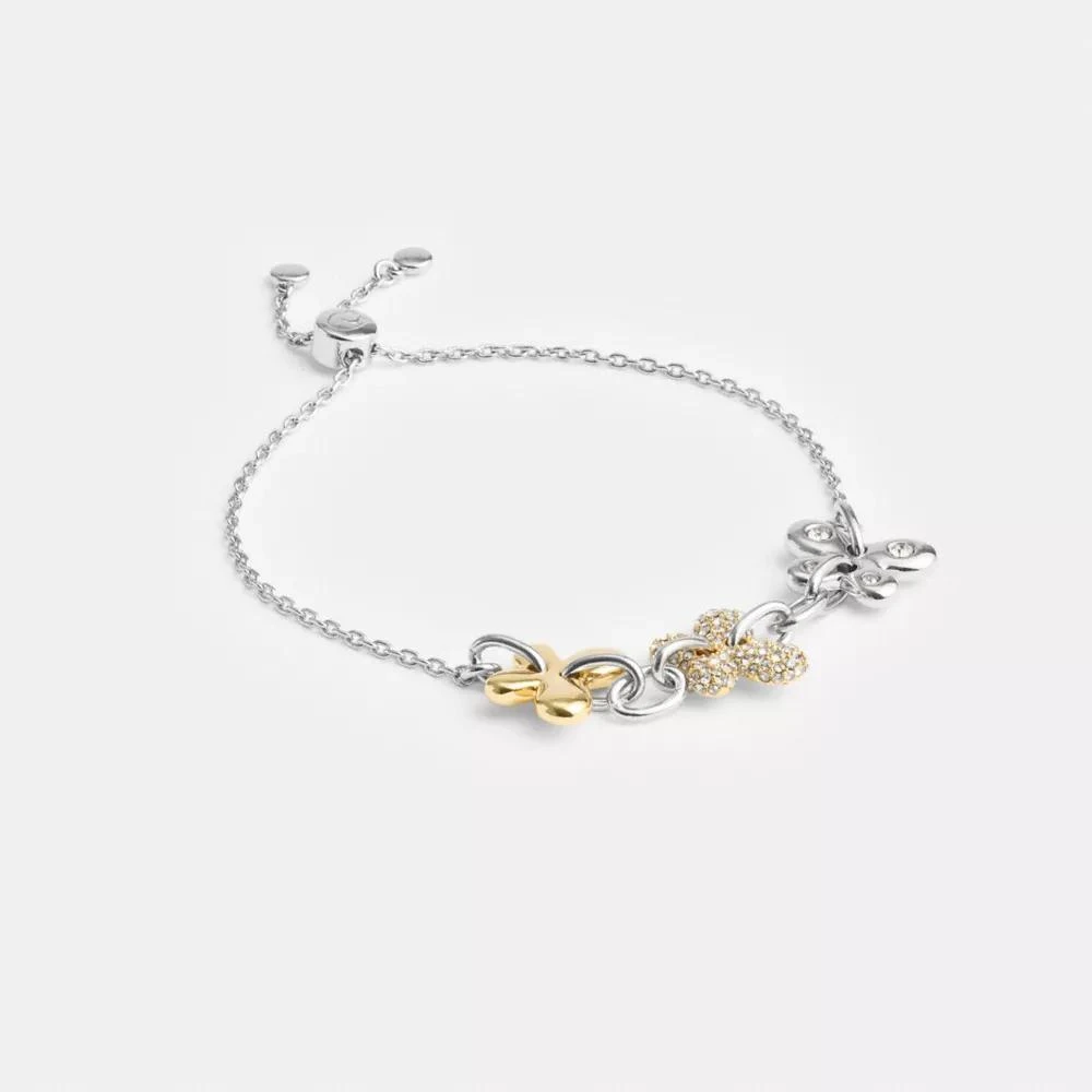 COACH® Pavé Butterfly Slide Bracelet 1