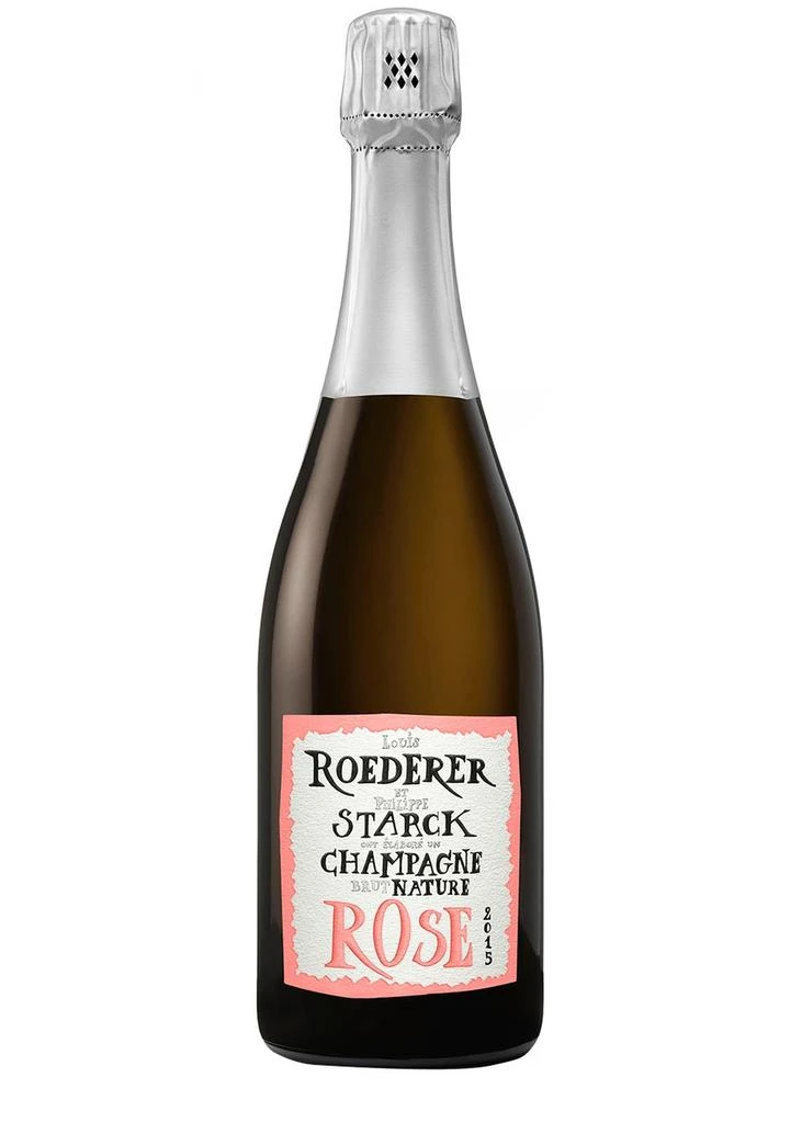 Louis Roederer Philippe Starck Brut Nature Rosé Champagne 2015 1