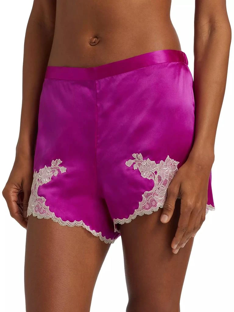 Josie Lolita Silk-Lace Camisole & Shorts Set 4