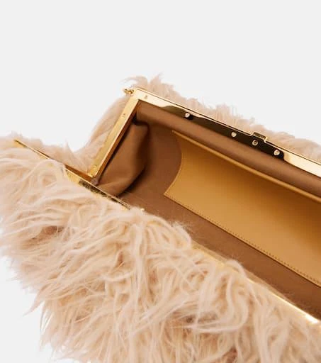 Dries Van Noten Faux fur clutch 3