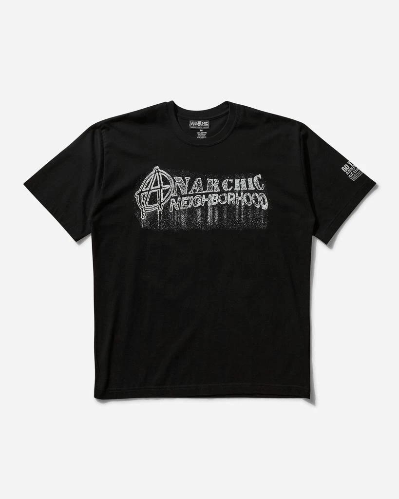 NEIGHBORHOOD Men's Anarchic Adjustment SS-2 T-Shirt Black 1