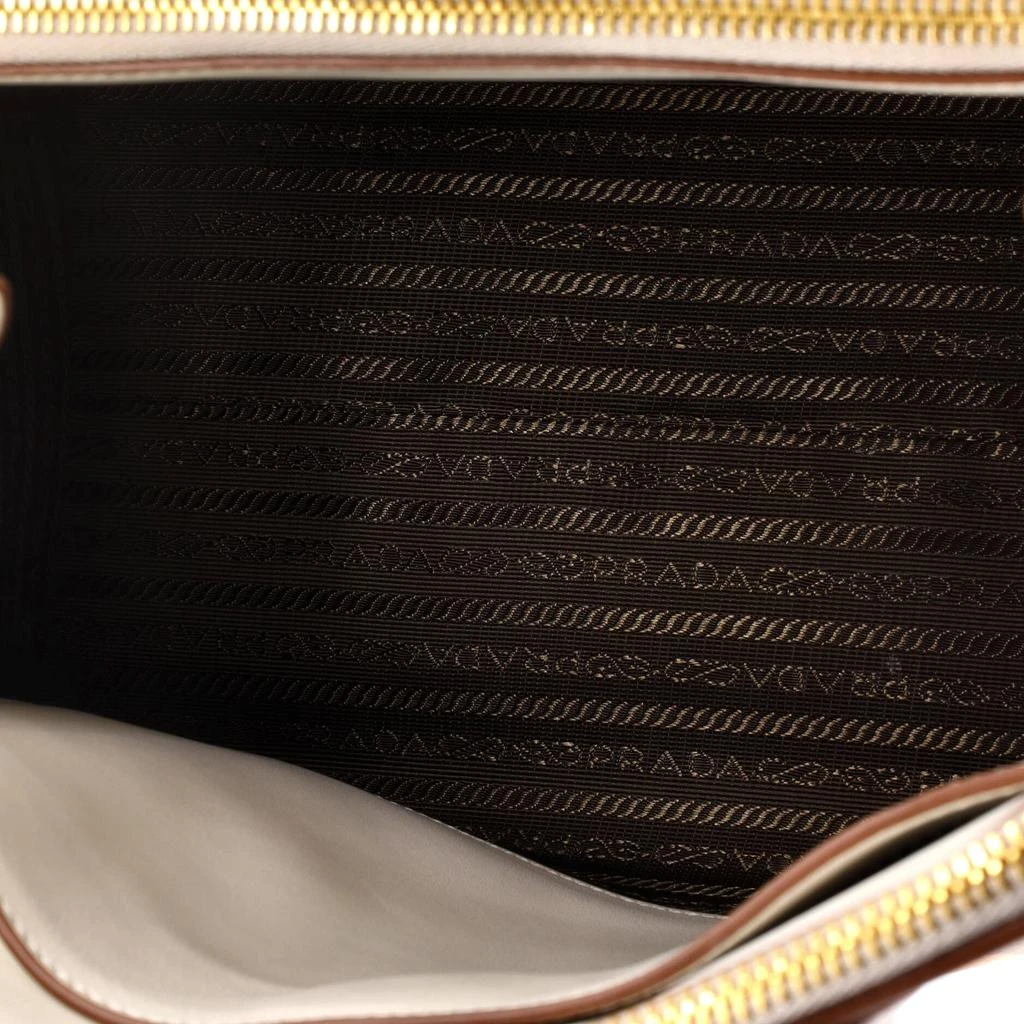 Prada Paradigme Tote Whipstitch Printed Leather Medium 1