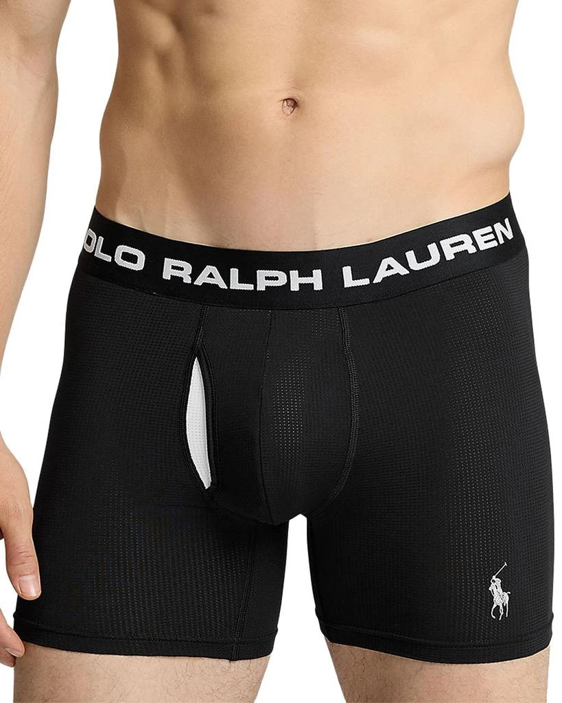 Ralph Lauren Nylon Stretch Moisture Wicking Boxer Briefs, Pack of 3 5