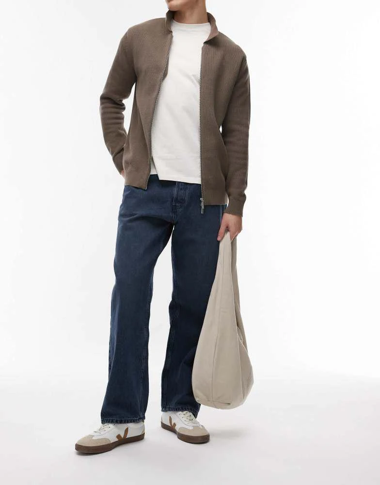 ARKET ARKET Mist low rise baggy wide leg jeans in grey blue 1